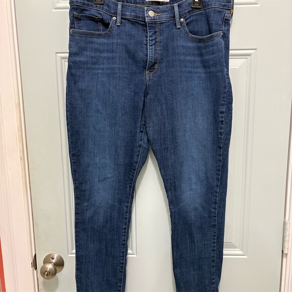 Levi's Denim - Levi's 311 Shaping Skinny Jeans Womens Size 33 Dark Wash Blue Stretch